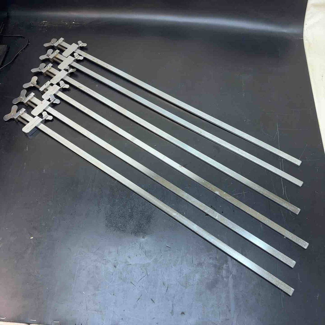 山崎製作所/YAMAZAKI ハタガネ はた金 全長約800mm 6本セット【岩槻店】