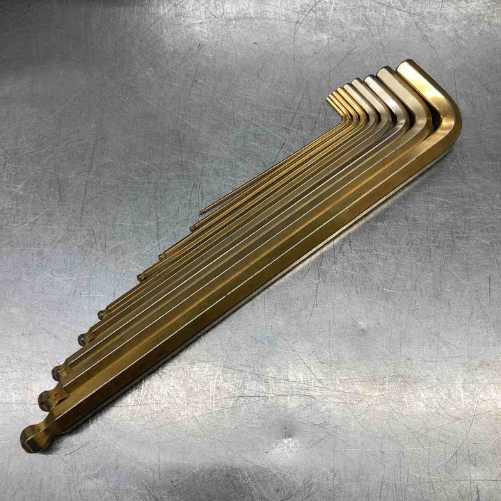 PB SWISS TOOLS　PB 六角レンチ ゴールド 9本　1.5-10mm【八潮店】