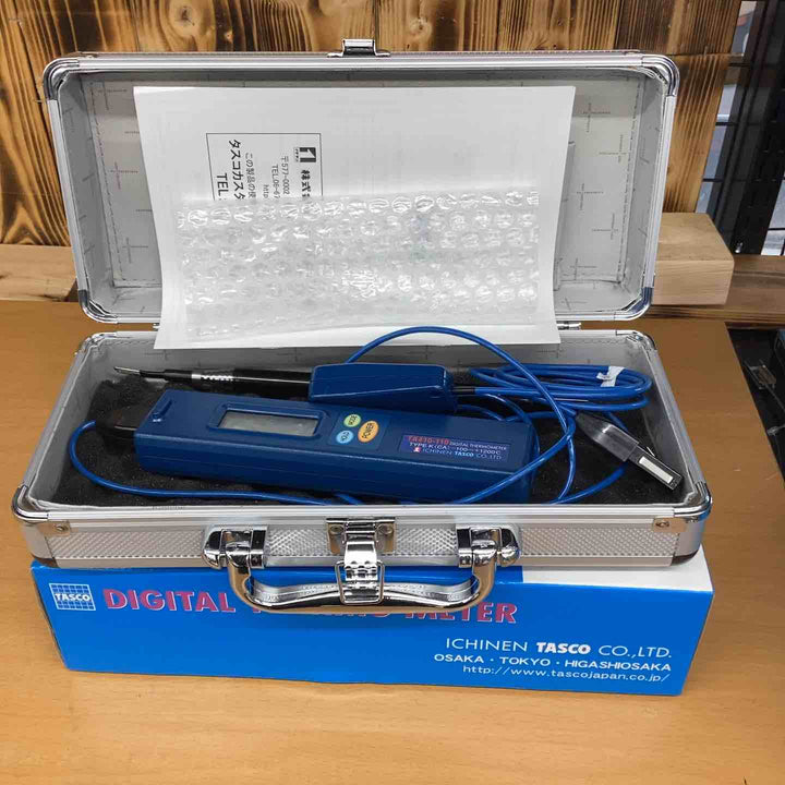 イチネンTASCO デジタル温度計デラックスセット TA410BX【越谷店】