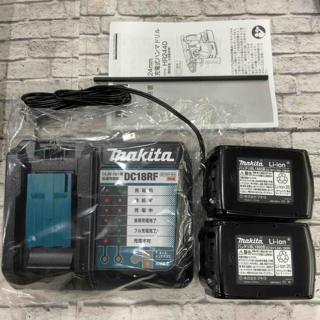 ★マキタ(makita) コードレスハンマドリル HR244DRGX【川口店】