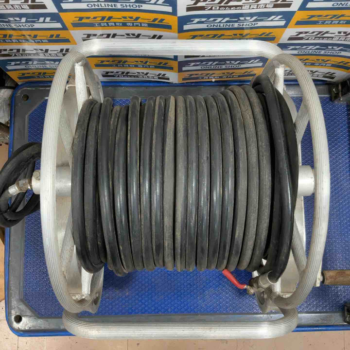 【店頭受取り限定】昭和ブリッジ ホースリール MA-3B ホース付き 長さ・メーカー不明 噴霧器【草加店】