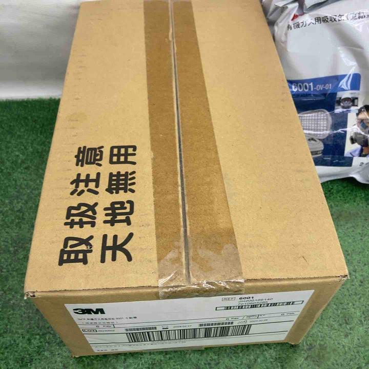 3M 有機ガス用吸収缶 6001　バラ6点おまけ付き【町田店】