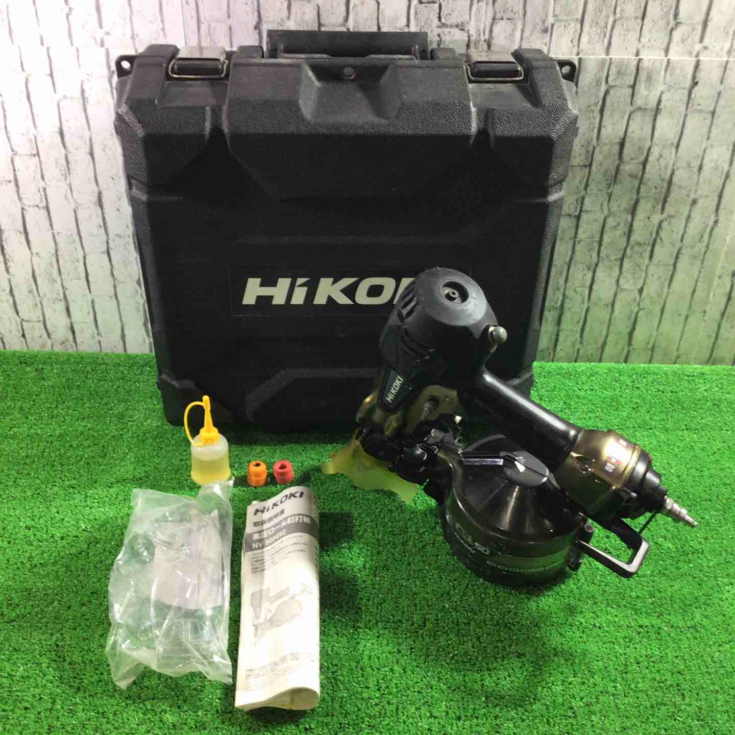 ★ハイコーキ(HIKOKI ※旧:日立工機) 高圧エア釘打ち機 NV50HR2(N) 動作確認済【川口店】 ☆ハイコーキ(HIKOKI ※旧:日立工機) 高圧エア釘打ち機 NV50HR2(N