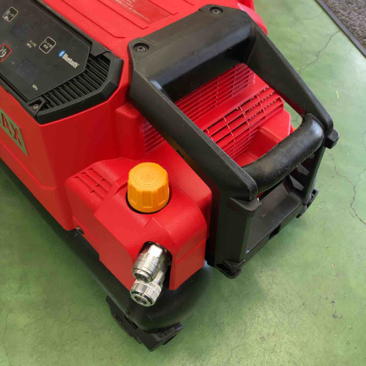 【決算セール！充填約5分★中古】 マックス MAX エアコンプレッサー・AK-HL1310E_レッド ■送料無料・代引き・店頭受取対応■ 【桶川店】