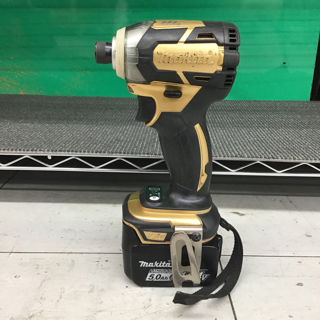 【中古品】 マキタ/makita コードレスインパクトドライバ 14.4V ゴールド TD137DSP1 (TD137DRTX) 【鴻巣店】