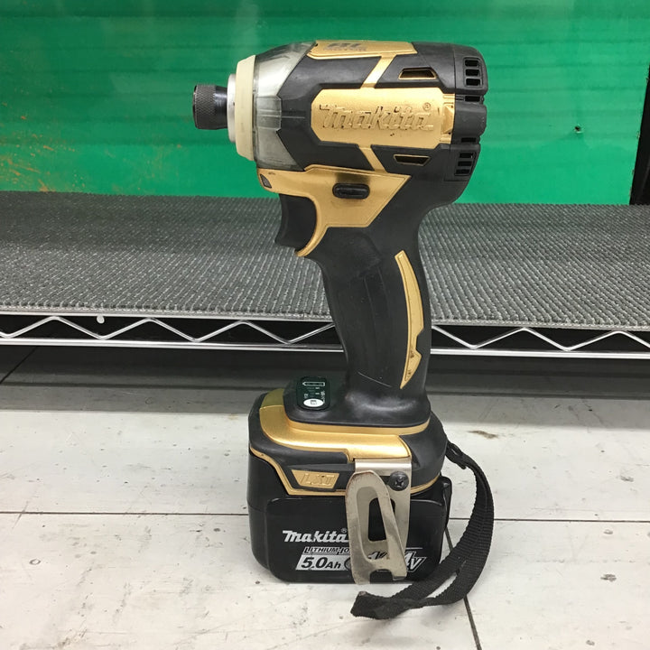 【中古品】 マキタ/makita コードレスインパクトドライバ 14.4V ゴールド TD137DSP1 (TD137DRTX) 【鴻巣店】