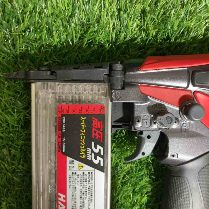 【中古品】★マックス(MAX) 高圧フィニッシュネイラ HA-55SF2(D)　ケース付属【戸田店】