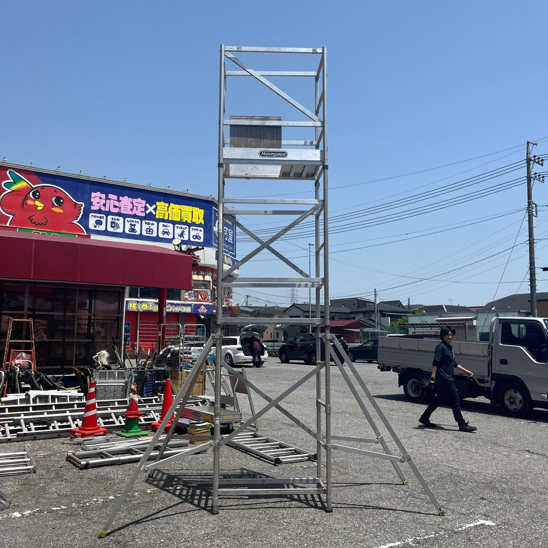 【店頭受取り限定】ハセガワ　高所作業台　ローリングタワー　STV2.0 快適ステージ【草加店】