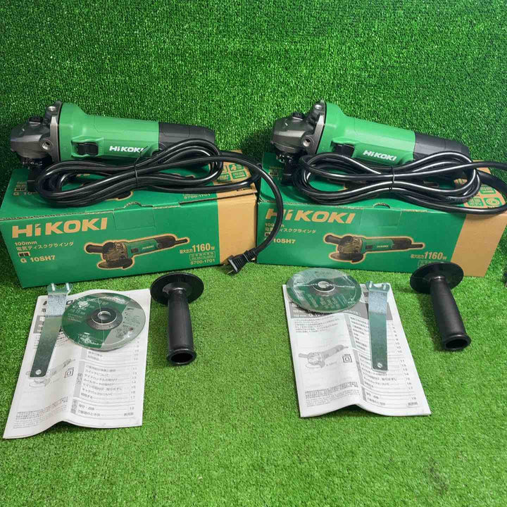【2台セット】ハイコーキ(HIKOKI ※旧:日立工機) 100mm ディスクグラインダー G10SH7【藤沢店】