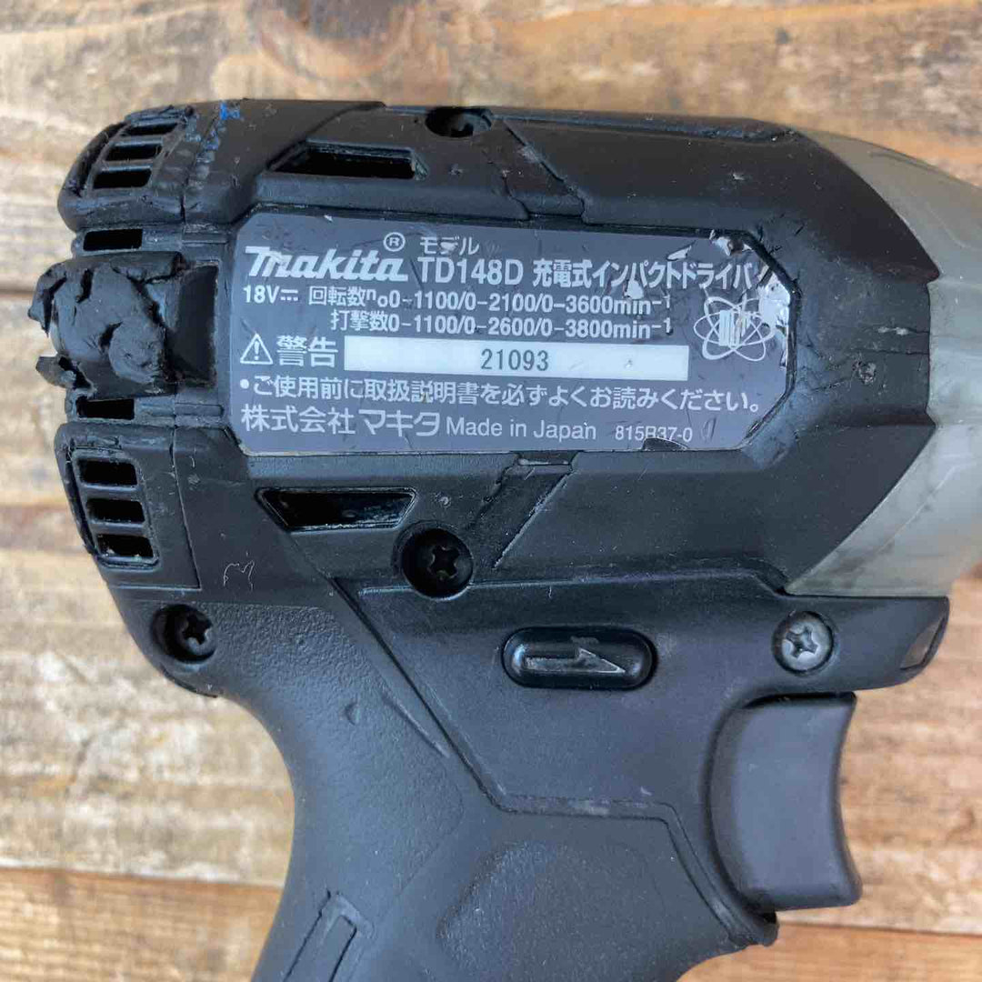 【中古品】 ★マキタ(makita) コードレスインパクトドライバー TD148DZB 【東大和店】
