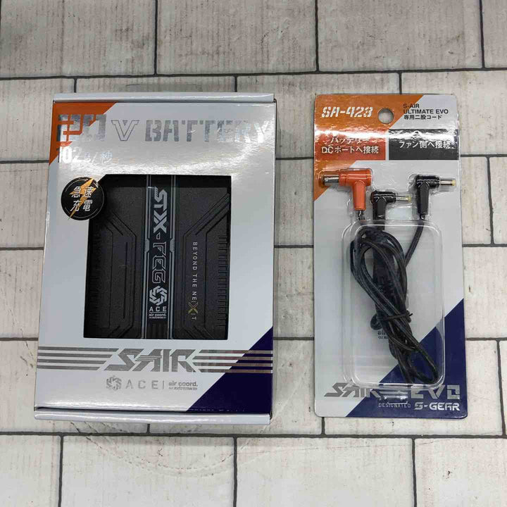 ◇シンメン 空調服用バッテリー SP-325 専用二股コード（SA-423）付き【所沢店】
