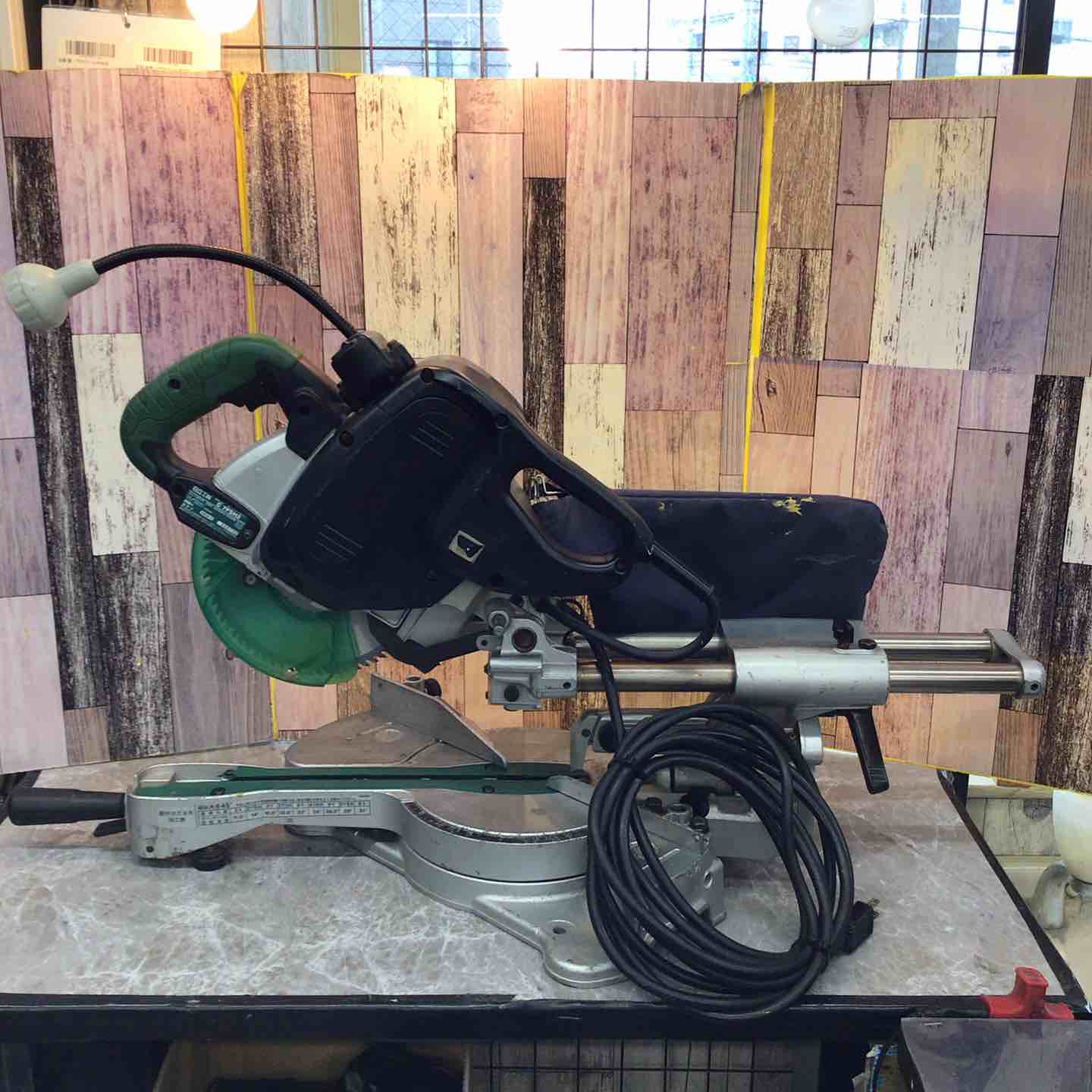 1円スタート！) HITACHI／190㎜ 卓上スライド丸のこ C7FSH2 日立工機 