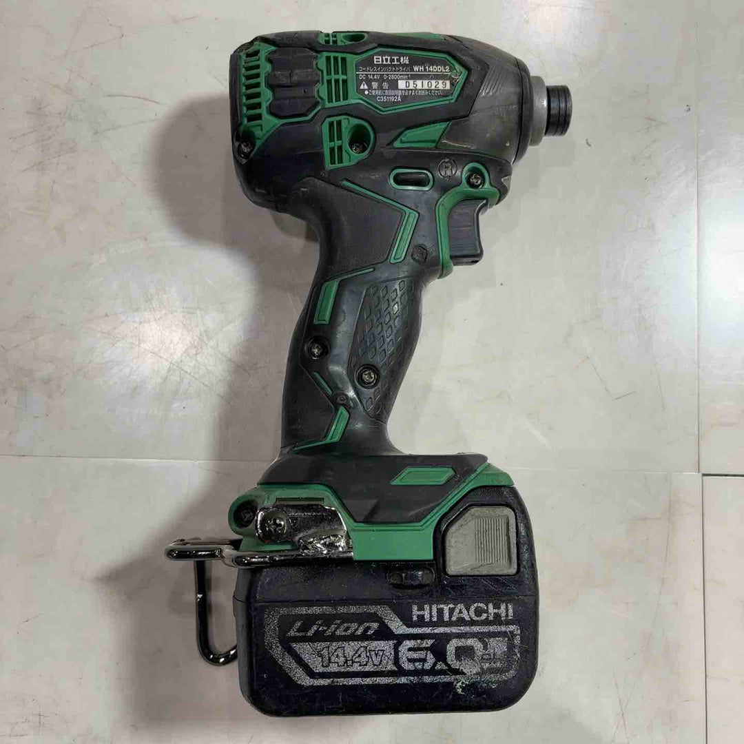 ★ハイコーキ(HIKOKI ※旧:日立工機) コードレスインパクトドライバー WH14DDL2(2LYPK)(L) マルチボルト【川口店】