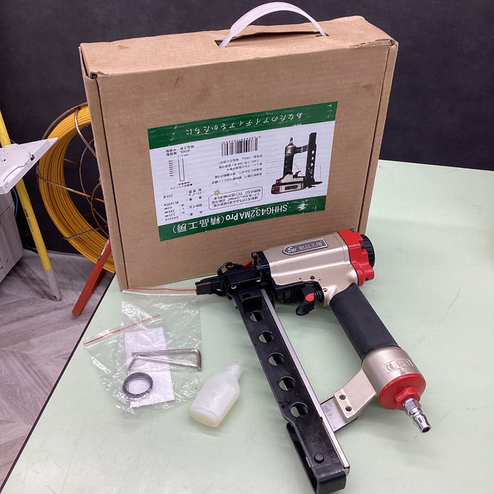 meite 4mm幅 32ｍｍ MA線ステープル用 常圧 エアタッカ MT432KLM【越谷店】