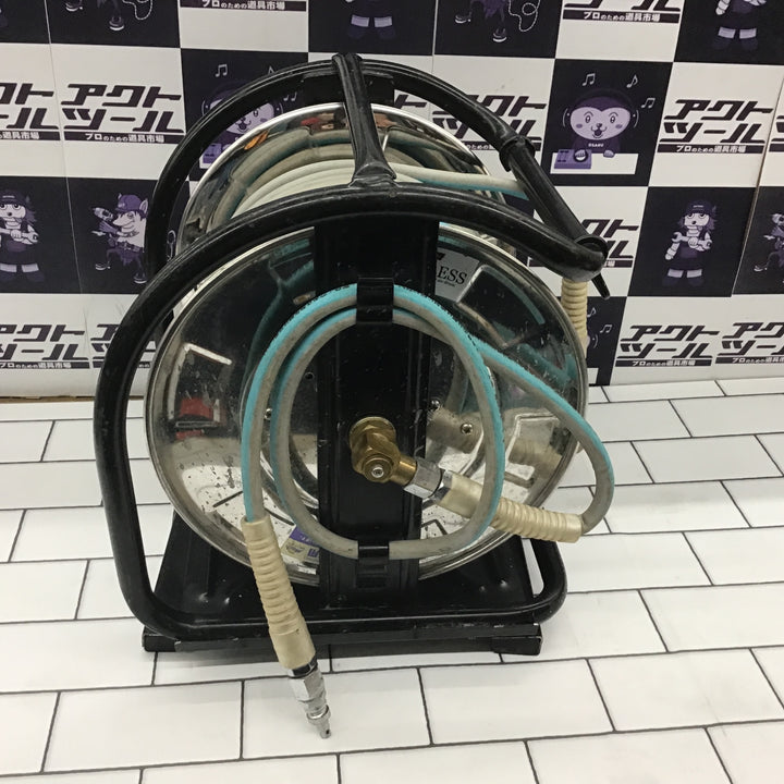 【中古品】マッハ 高圧用エアホースドラム ホース長30m 内径6mm WP3.0MPa【所沢店】