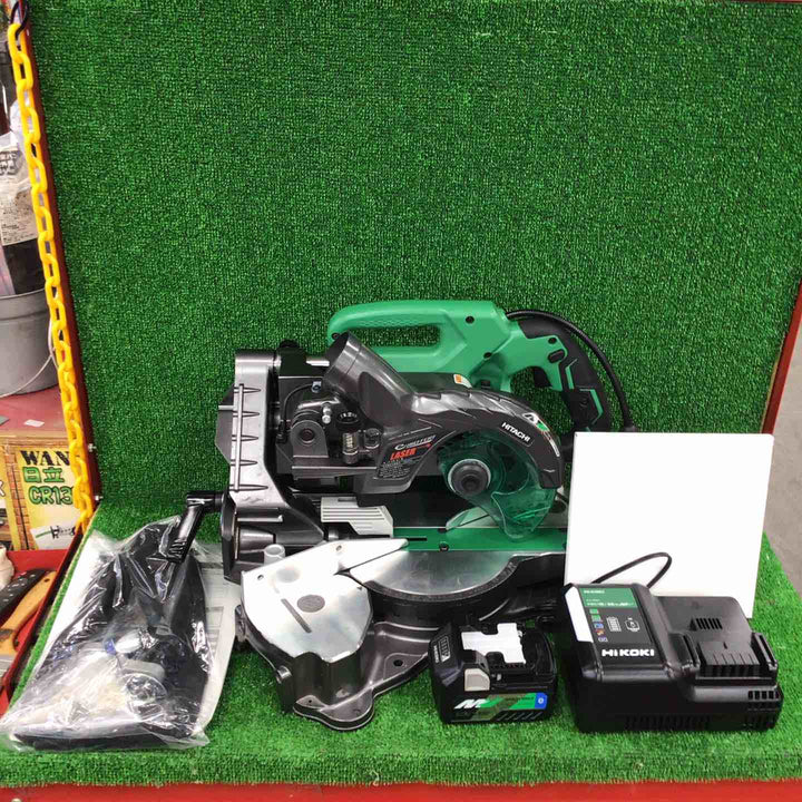 ★ハイコーキ(HIKOKI ※旧:日立工機) コードレス卓上スライド丸のこ C3606DRA(XP)【川崎店】