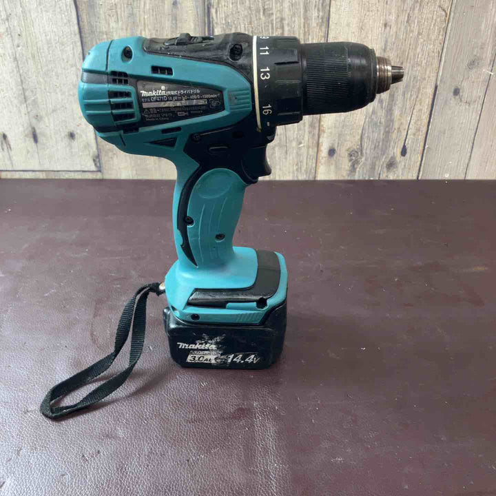 【中古品】 マキタ (makita) 充電式ドライバドリル DF471D 14.4Ｖ3.0Ah おまけバッテリー1個付 ドリルドライバ― 【東大和店】