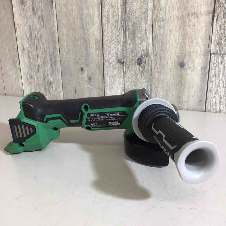 ◇ハイコーキ(HIKOKI ※旧:日立工機) コードレスディスクグラインダー 125mm G18DBVL(NN)(L125)【戸田店】