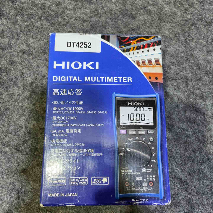 日置電機(HIOKI) DT4252 デジタルマルチメータ (10A端子搭載汎用タイプ)【桶川店】