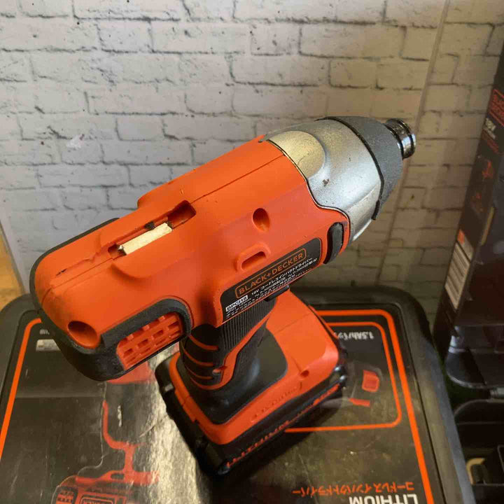 ブラックアンドデッカー(BLACK+DECKER) 18Vインパクトドライバー・ドリルドライバー　BPCI18とBDCDD186K　【町田店】