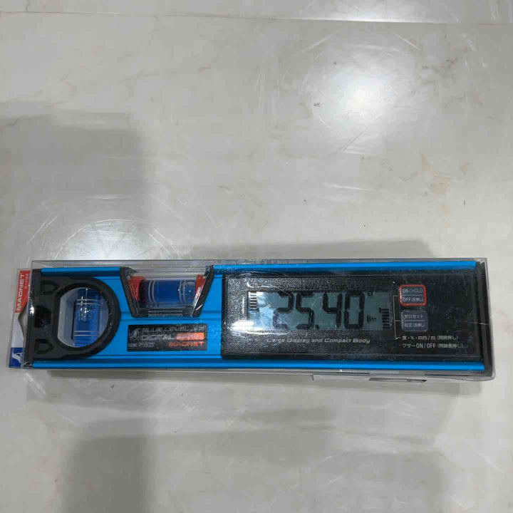 ◇シンワ測定(Shinwa Sokutei) ブルーレベル Jr.2 デジタル 220mm 防塵防水 マグネット付 75322【川口店】