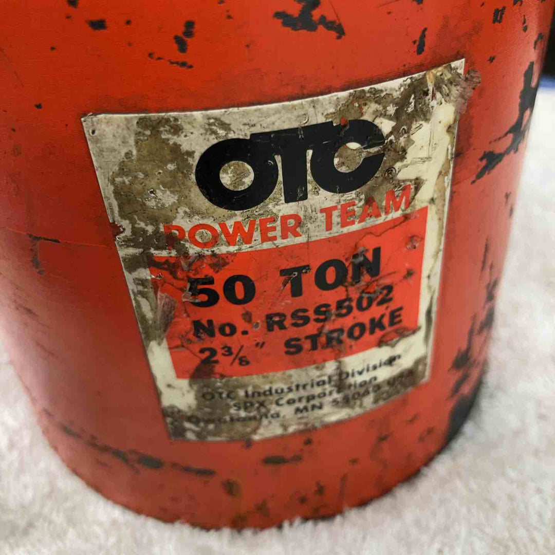 OTC SPX Power Team RSS502 ショートシリンダー 50t 2 3/8インチ ※動作未確認【八潮店】