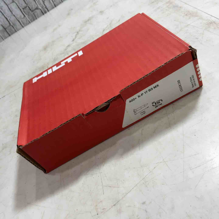 HILTI ヒルティ BX 3用ピン (連発) X-P 17 B3 MX (400本) コンクリート(ハード)17mm 3558702【川口店】