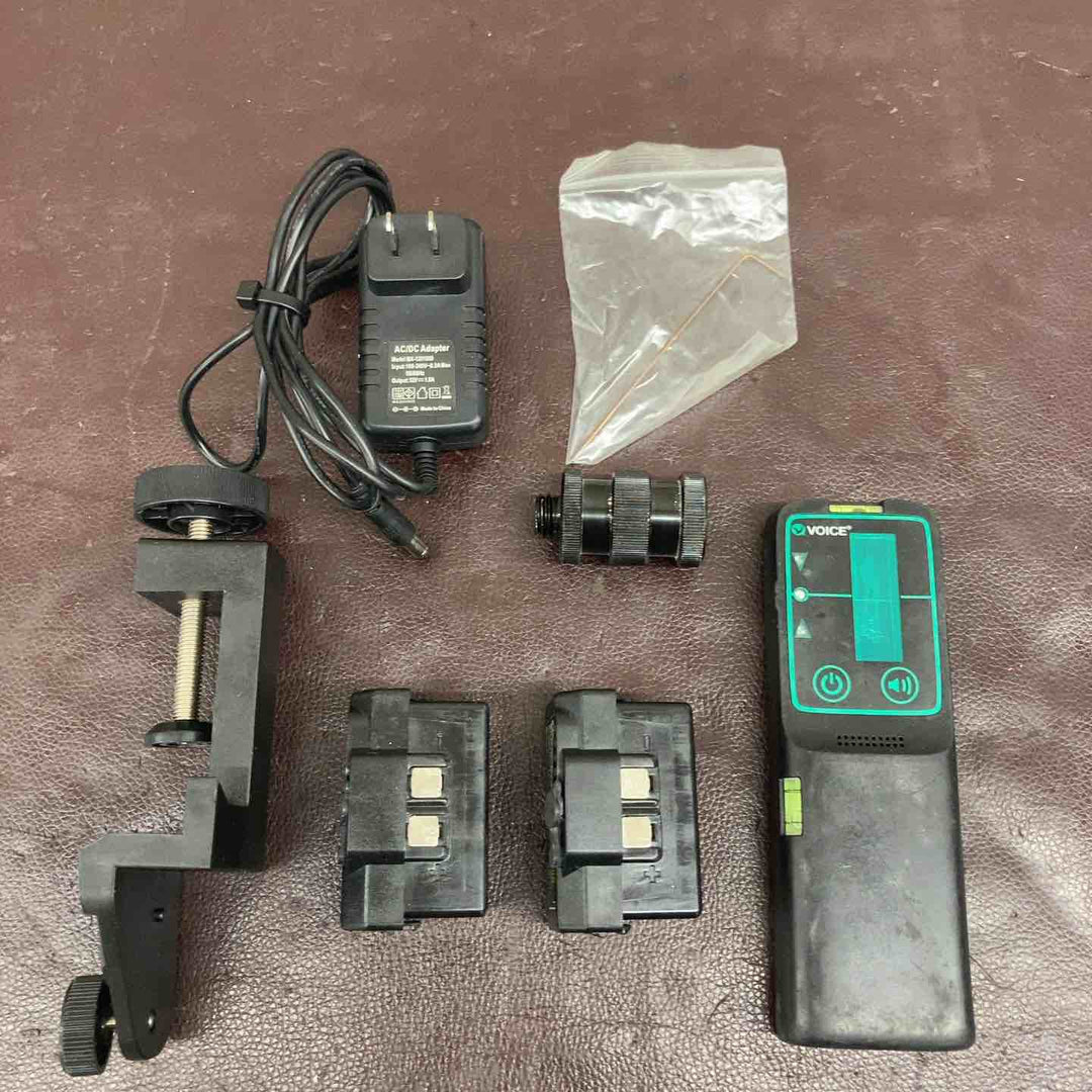 【中古品】 ボイス(VOICE) レーザー墨出し器 5ライン(矩十字・横) グリーンレーザー Model-G5 【東大和店】