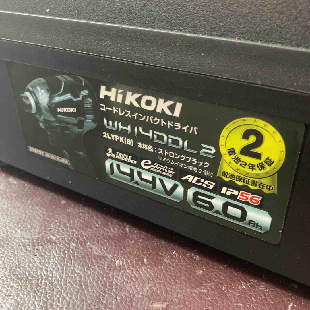 【未使用(店頭展示品)】★ハイコーキ(HIKOKI ※旧:日立工機) コードレスインパクトドライバー WH14DDL2(2LYPK)(B)【東大和店】