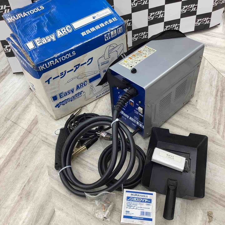 育良精機(イクラ/IKURA) 半自動溶接機 IS-H100SA 100V ノンガス半自動溶接機 薄板 DIY 現場 溶接作業【越谷店】