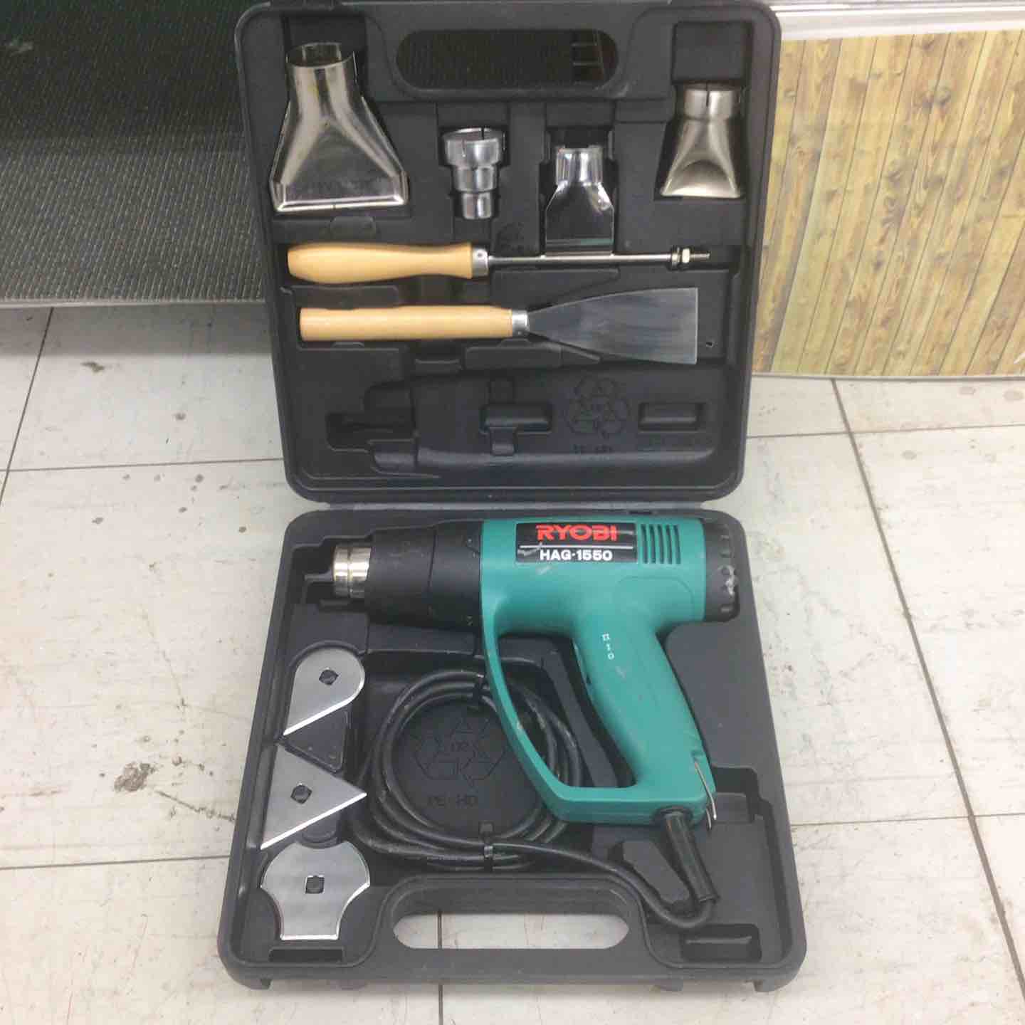 中古品】 リョービ/RYOBI ホットエアガン HAG-1550 【鴻巣店