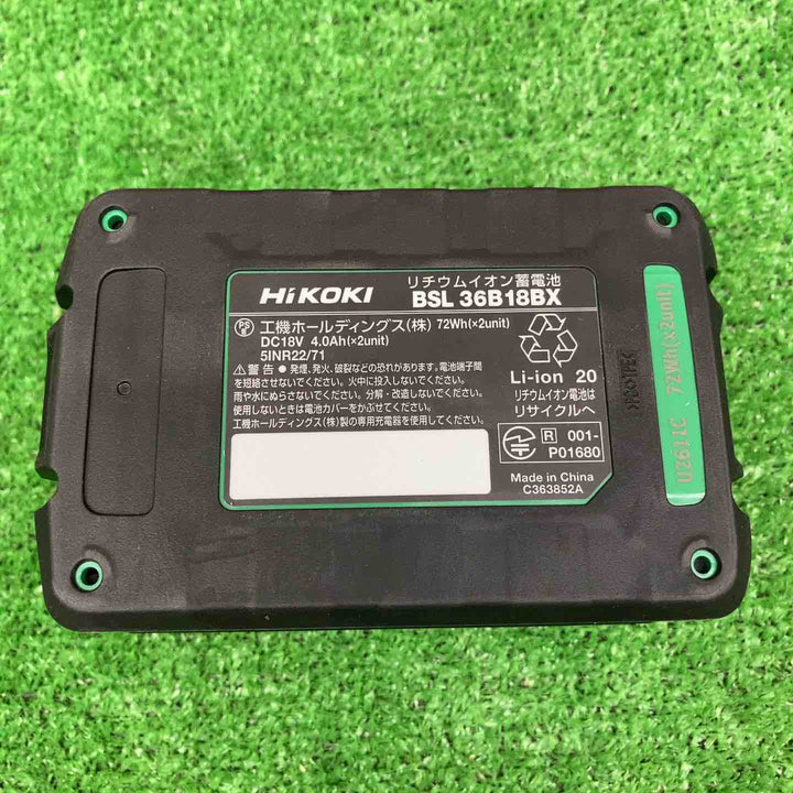 【未使用品】 ハイコーキ/HIKOKI ※旧:日立工機 リチウムイオンバッテリー 36V/4.0Ah BSL36B18BX 【鴻巣店】