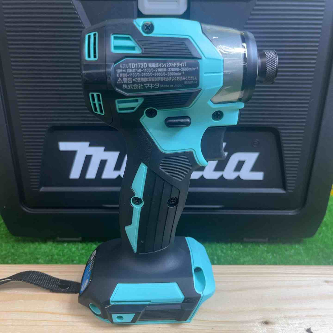 ◇【本体＋ケース】マキタ(makita) 18Vコードレスインパクトドライバ TD173DGXTB ターコイズブルー【越谷店】