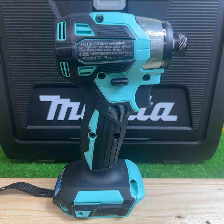 ◇【本体＋ケース】マキタ(makita) 18Vコードレスインパクトドライバ TD173DGXTB ターコイズブルー【越谷店】