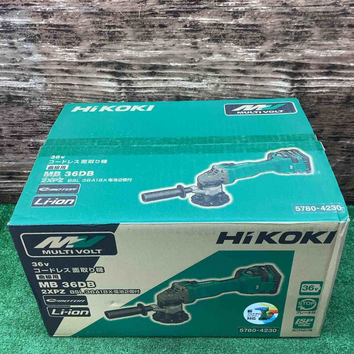 ☆ハイコーキ(HIKOKI ※旧:日立工機) コードレス面取り機 MB36DB(2XPZ) 曲面用【川越店】