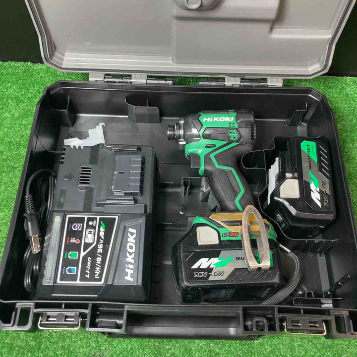 ★ハイコーキ(HIKOKI ※旧:日立工機) コードレスインパクトドライバ WH36DC(2XPS)(L) Bluetooth非対応電池【岩槻店】