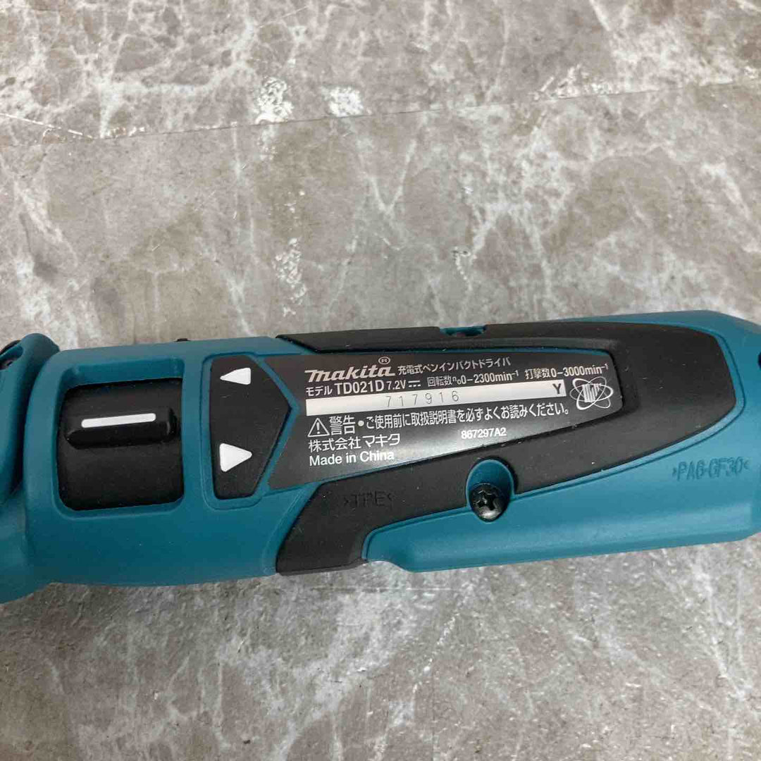 ☆マキタ(makita) コードレスペンインパクトドライバ TD021DSHSP【八潮店】