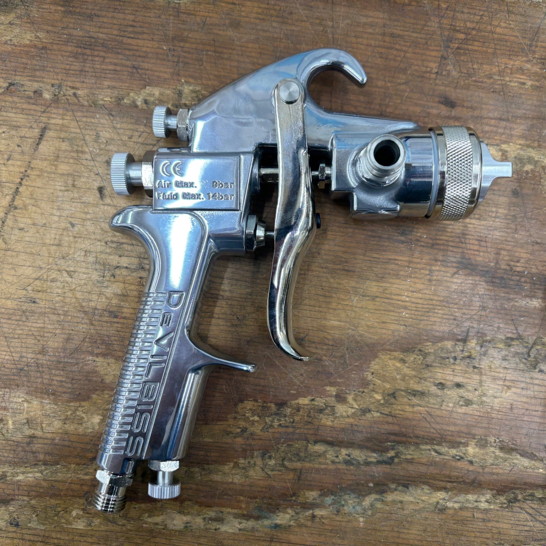 デビルビス スプレーガン&カップセット JGX-502-143-FF(G)-MR KG-400