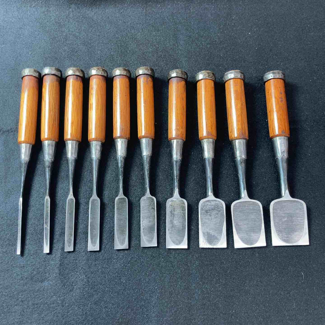【中古品】鑿(のみ) 石流 10本組 【東大和店】