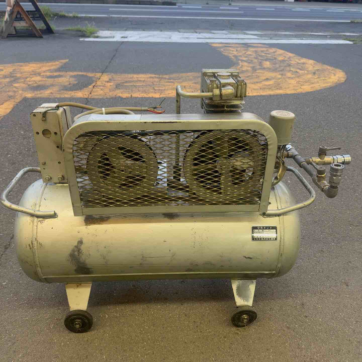 【中古・店頭受取り限定】 日立 38Lベビコン エアコンプレッサー 0.4P-7T 動力/三相・200V 50Hz 【桶川店】