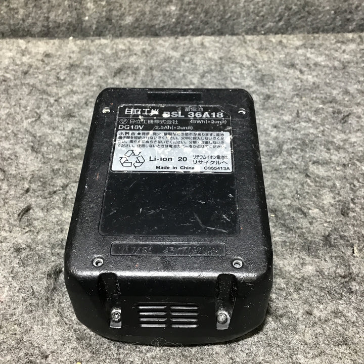 【中古品・バッテリー1個付き！】ハイコーキ(HIKOKI ※旧:日立工機) コードレス丸のこ C3605DC(NN)【桶川店】