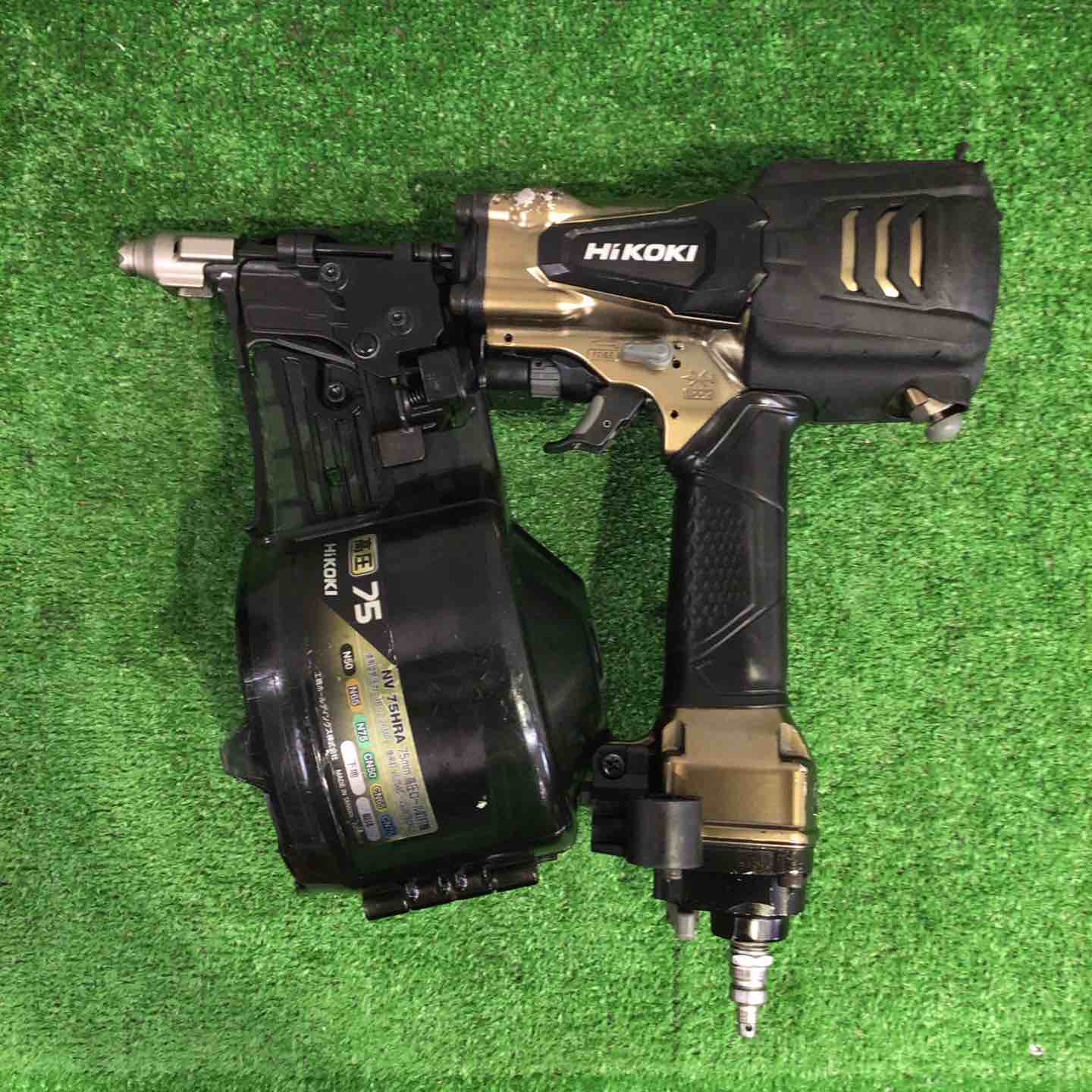 ハイコーキ(HIKOKI ※旧:日立工機) 高圧エア釘打ち機 NV75HRA(S)【町田