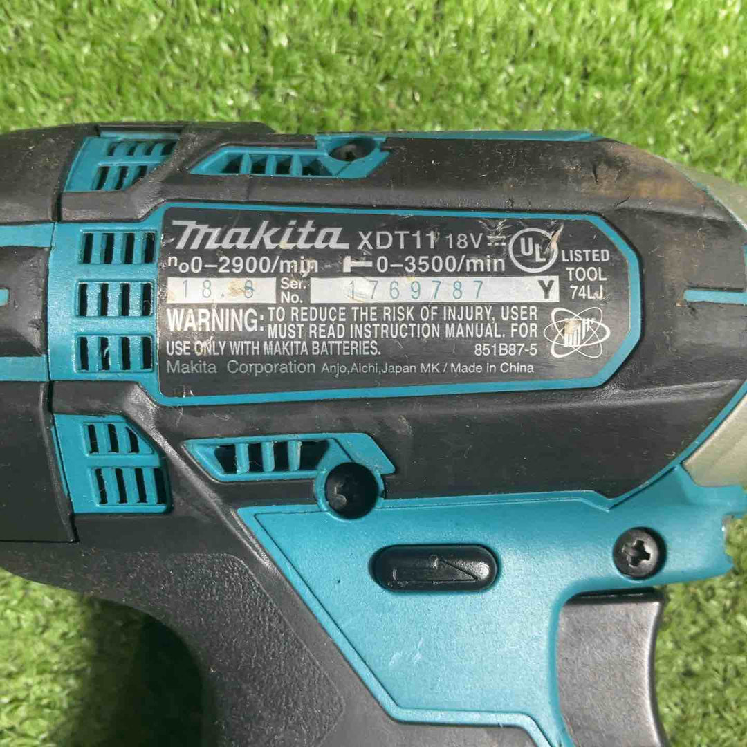 ◇マキタ 18V 充電式 インパクトドライバー XDT11Z （本体のみ） 米国仕様【川口店】
