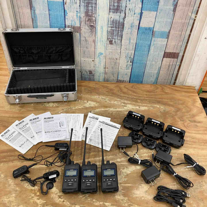 ALINCO/アルインコ DJ-P400 Triplex＋ 複数同時通話特定小電力トランシーバー 3台セット【柏店】