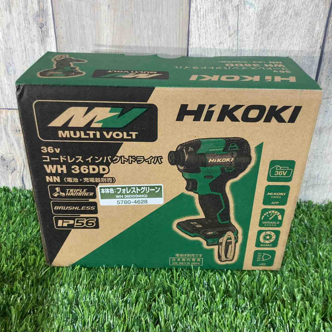 ★ハイコーキ(HIKOKI ※旧:日立工機) コードレスインパクトドライバ WH36DD(NNG)本体のみ【戸田店】
