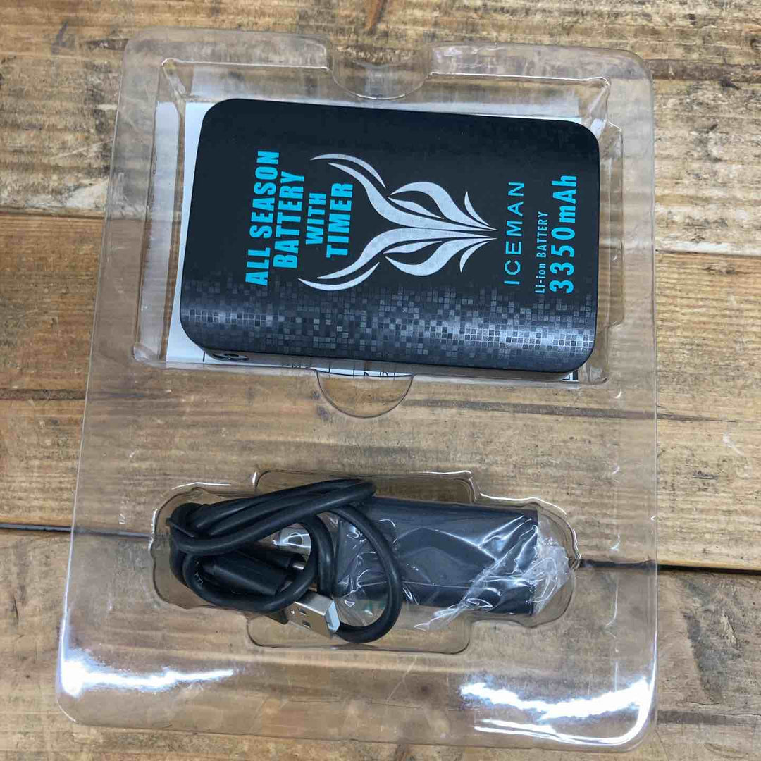 【中古美品】 【猛暑に】 ワイズゴッド(Y's GOD The pride of a professional.) アイスマンベスト ICM3-BLV-SET ブラック 空調服 水冷 【東大和店】