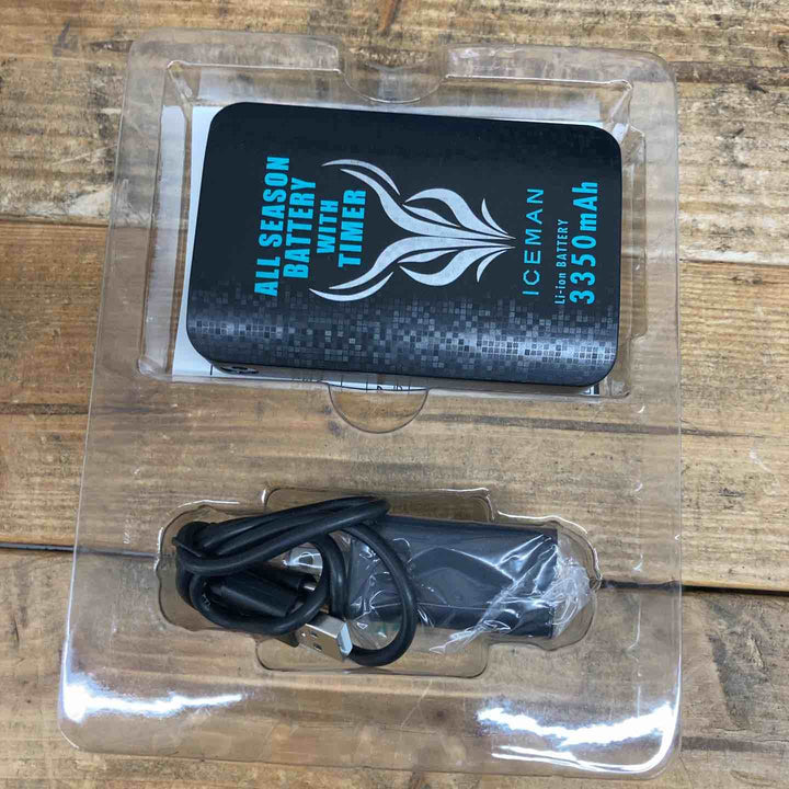 【中古美品】 【猛暑に】 ワイズゴッド(Y's GOD The pride of a professional.) アイスマンベスト ICM3-BLV-SET ブラック 空調服 水冷 【東大和店】