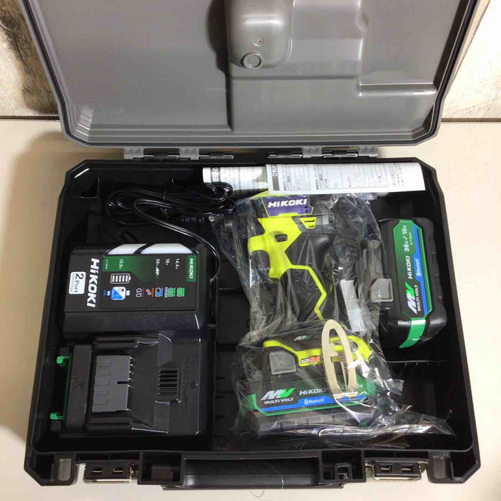 ★ハイコーキ(HIKOKI ※旧:日立工機) コードレスインパクトドライバ スパイダーイエロー WH36DD(2XHYSZ)【戸田店】