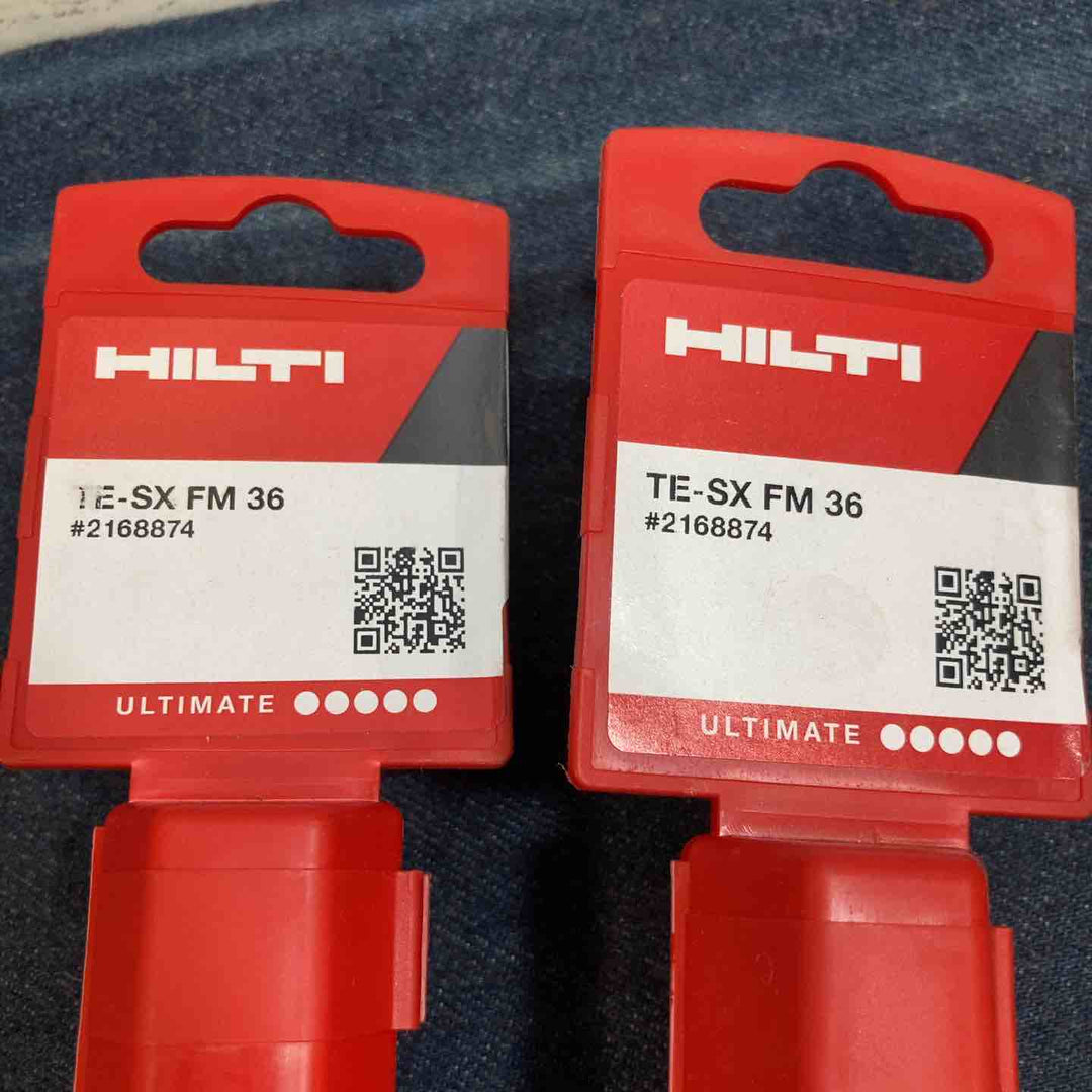 【未使用品】HILTI ヒルティ ブルポイント 「TE-SX SM36」ｘ1本　コードチゼル「TE-SX FM36」ｘ2本　セット品【八潮店】