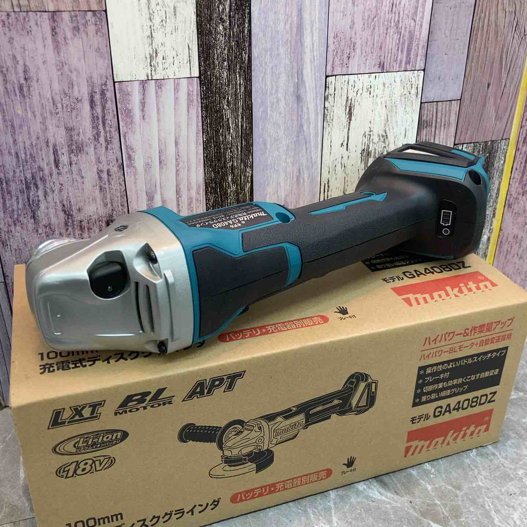 【未使用品】★マキタ(makita) 100mmコードレスディスクグラインダ GA408DZ【八潮店】